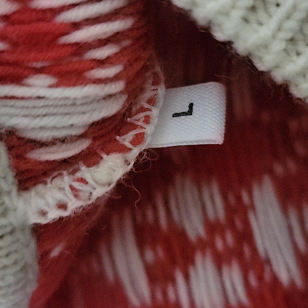 Ami Paris Ami de Coeur Argyle Jumper Sweater Large - Picture 5 of 6